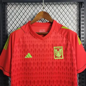 23-24 Tigres UANL Red Goalkeeper Red Kit Soccer Jerseys Yupoo 2