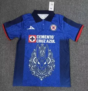 23-24 Cruz Azul Special Edition Blue Home Style Shirt Soccer Jerseys Yupoo
