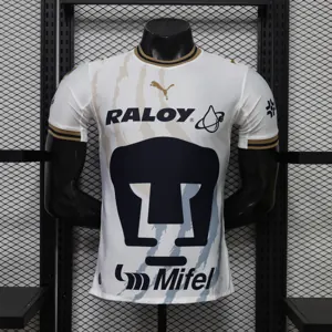 26-27 Pumas Mens Home Kit Soccer Player Version T-Shirt AAAAJersey Supply Yupoo 8