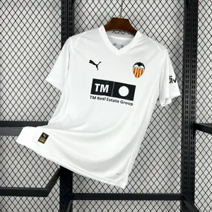25-26 Valencia Home T-Shirt Football Apparels Soccer AAAAJersey Yupoo