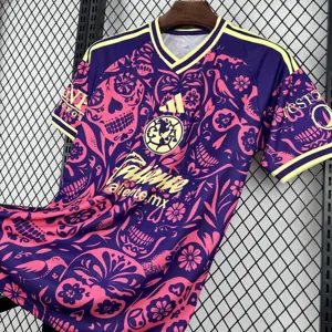25-26 Club America Halloween Football T-Shirt AAAAJersey Supply Yupoo 4