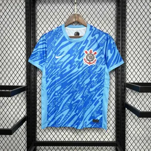 24-25 Corinthians Goalkeeper Blue Kit Soccer Unifrom AAAAJersey Dropshiping Yupoo