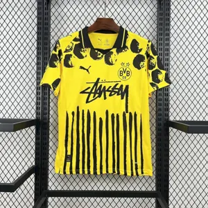 25-26 Borussia Dortmund x Kidsupre&Stussy Special Kit Football Apparels Soccer AAAAJersey Yupoo