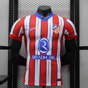24-25 Atletico Madrid Home Kit Player Version Shirt Football AAAAJersey Supplier