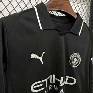 25-26 Manchester City Away Kit Football Long Sleeve T-Shirt AAAAJersey Yupoo 2