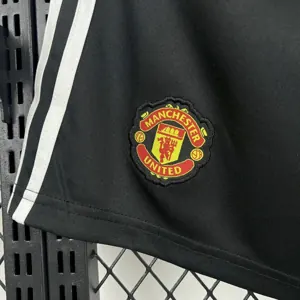 25-26 Manchester United Home Kit Shorts Soccer AAAAJersey Yupoo S-2XL 1