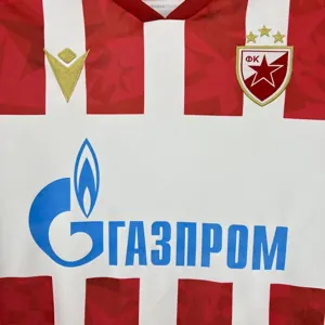 24-25 Red Star Belgrade Home Shirt Football Uniform AAAAJersey Dropship Yupoo 6