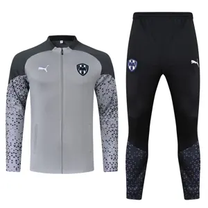 23-24 Rayados Monterrey Gray Jacket Suits Soccer Jerseys Yupoo