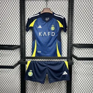 24-25 Al-Nassr Away Kid Kits Youth Apparels Football AAAAJersey Yupoo
