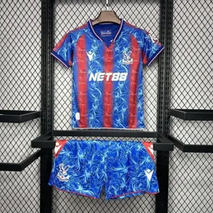 24-25 Crystal Palace Home Kid Kits Youth Apparels Sport AAAAJersey Yupoo
