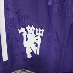 25-26 Manchester United Purple Shorts Player Version Football Pant AAAAJersey Supply Yupoo 2