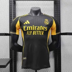 25-26 Real Madrid Black Gold Special Edition Player Version Shirt AAAAJersey Supply Yupoo