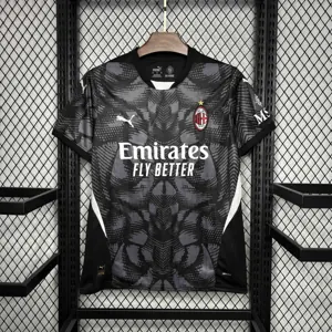 24-25 AC Milan Goalkeeper Black Kit AAAAJersey Supplier Yupoo