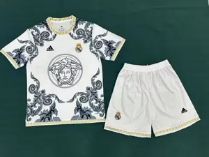 25-26 Real Madrid Kid White Special Edition Kits Youth Apparels AAAAJersey Supplier Yupoo