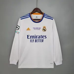 21-22 Real Madrid home long sleeve