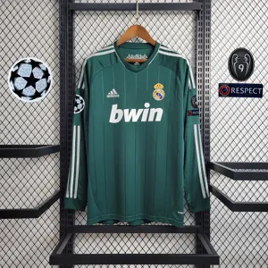 12-13 Real Madrid green third away long sleeve