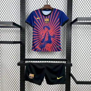 25-26 Barcelona x One Piece Luffy Special Edition Kid Kits Youth Apparels AAAAJersey Wholesale