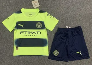 22-23 Manchester City third away kids kit