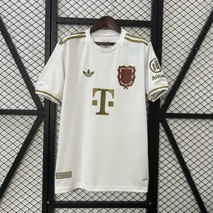 24-25 Bayern Munich 125th Anniversary White Kit Soccer T-Shirt AAAAJersey Dropship Yupoo