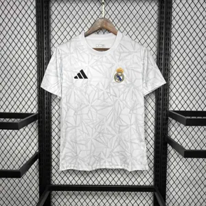 24-25 Real Madrid Training White Kit Soccer Uniform AAAAJersey Dropshiping Yupoo