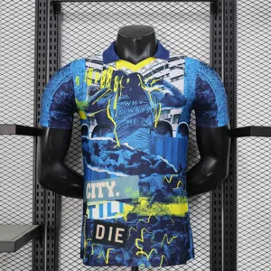 25-26 Manchester City FtbINRGY+Retri Special Edition Kit Player Version AAAAJersey Dropship Yup