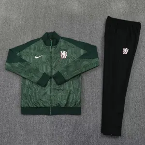 25-26 Chelsea Green Football Kit Tracksuits Long Jacket Suits AAAAJersey Supply Yupoo 1