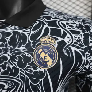 24-25 Real Madrid Black Dragon Special Edition Kit Player Version Shirt Football AAAAJersey Sup 4