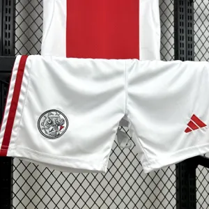 25-26 Ajax Home Kid Kits Youth Apparels Soccer AAAAJersey Yupoo-1 2