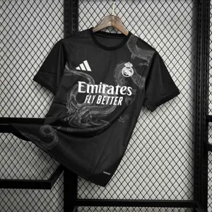 24-25 Real Madrid Dragon Black Special Edition Kit AAAAJersey Dropshiping Yupoo 5
