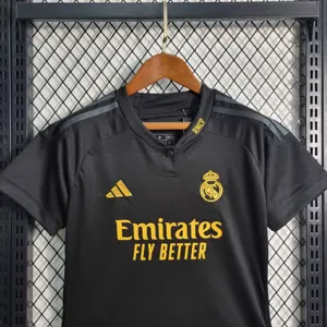 23-24 Real Madrid Third Kit Women Black Shirt Soccer Jerseys Yupoo 4