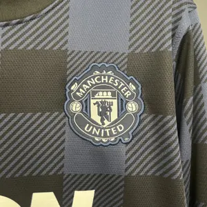 13-14 Manchester United Away Retro Kit Vintage Long Sleeve Shirt Soccer AAAAJersey Yupoo 1