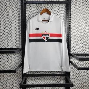 24-25 Sao Paulo Home Kit Long Sleeve Shirt Football AAAAJersey Supplier