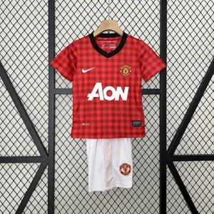 12-13 Manchester United Home Retro Kid Kits Youth Apparels AAAAJersey Wholesale Yupoo