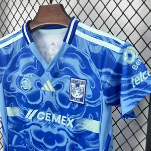 25-26 Tigres UANL Away Kid Kits Youth Apparels AAAAJersey Wholesale Yupoo 3