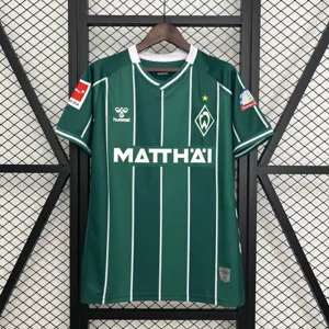 25-26 Werder Bremen Home Shirt Football Apparels Soccer Summer Sports Kit AAAAJersey Cheap Yupo
