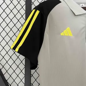 2024 Flamengo Training Gray Polo Shirt Jersey Supplier Yupoo 5