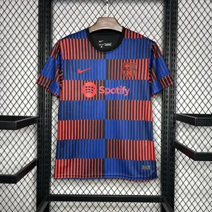 24-25 Barcelona Pre-Match Shirt Soccer Uniforms Soccer AAAAJersey Yupoo