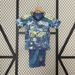 24-25 Ajax Away Kid Kits Youth Apparels AAAAJersey Wholesale Yupoo