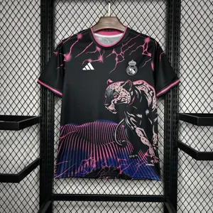 24-25 Real Madrid Pink Jaguar Special Edition Kit Soccer Uniforms Soccer AAAAJersey Yupoo