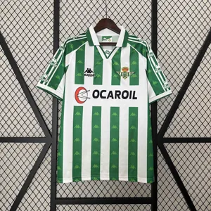 95-96 Real Betis Home Retro Kit Vintage Shirt Sport AAAAJersey Yupoo