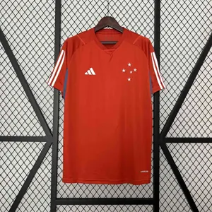 24-25 Cruzeiro Red Training Kit Football AAAAJersey Supplier