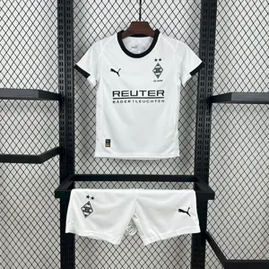 25-26 Borussia Mönchengladbach Home Kid Kits Youth Apparels