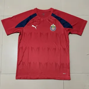 23-24 Chivas Guadalajara Pre-Match Kit Red Shirt Soccer Jerseys Yupoo