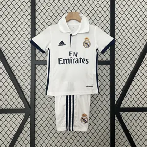 16-17 Real Madrid Home Retro Kid Kits Children Sets Best Jerseys Yupoo