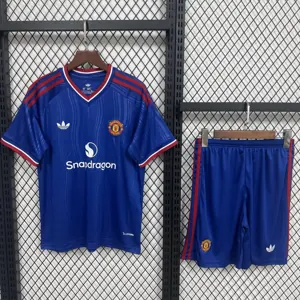 26-27 Manchester United Away Kid Kits Youth Football Apparels AAAAJersey Supply Yupoo 4 2