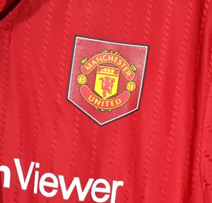 22-23 Manchester United Home Retro Kit Vintage Player Version Long Shirt AAAAJersey Dropship Yu 3