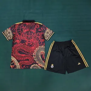 24-25 Real Madrid Specia Edition Kits Dragon Concept Red Suits Football AAAAJerseys Yupoo 1
