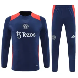 24-25 Manchester United Long Sleeve Training Suit Football Shirts