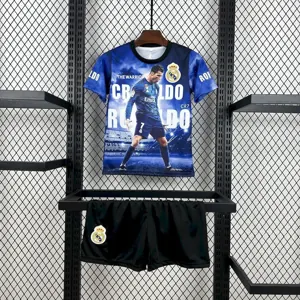 25-26 Cristiano Ronaldo Real Madrid Kid Kits Youth Apparels Soccer AAAAJersey Yupoo