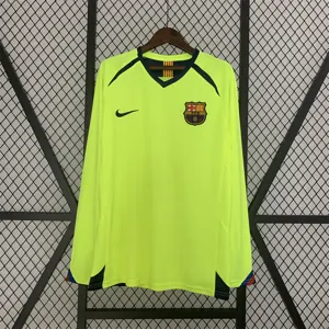 05-06 Barcelona away long sleeve retro jersye